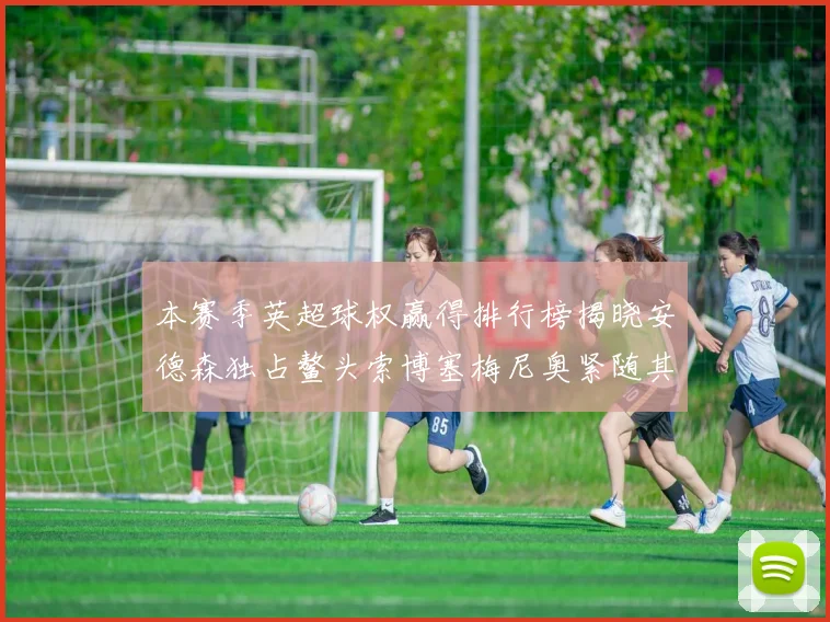 本赛季英超球权赢得排行榜揭晓安德森独占鳌头索博塞梅尼奥紧随其后